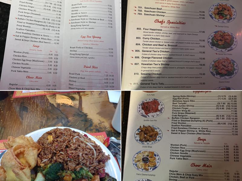 Hong Kong Restaurant Menu