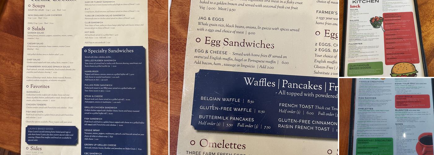 Oneil's Kitchen Menu