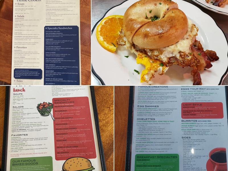 Oneil's Kitchen Menu