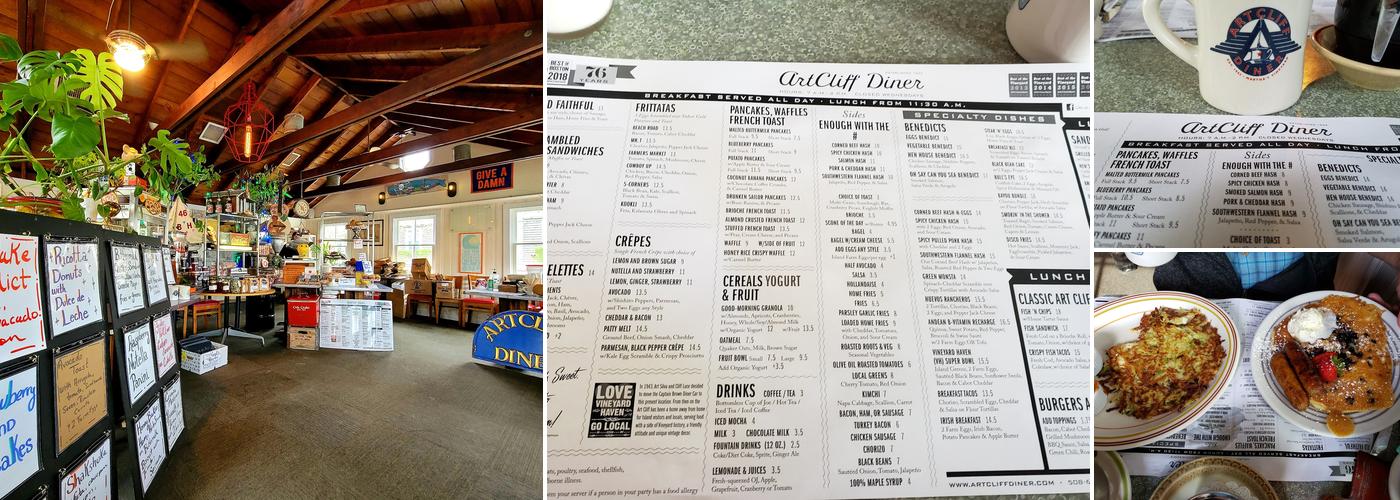 ArtCliff Diner Menu