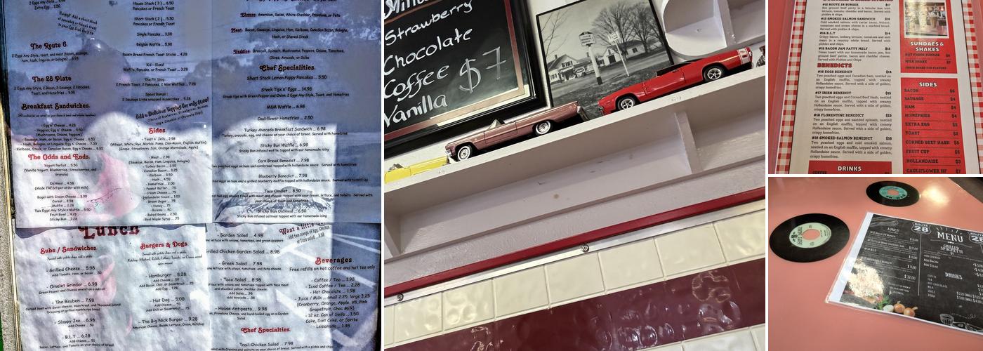 Route Twenty Eight Diner Menu