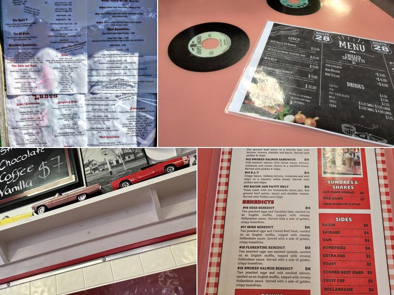Route Twenty Eight Diner Menu