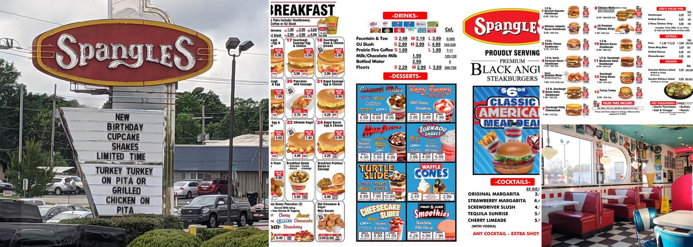 Spangles Menu
