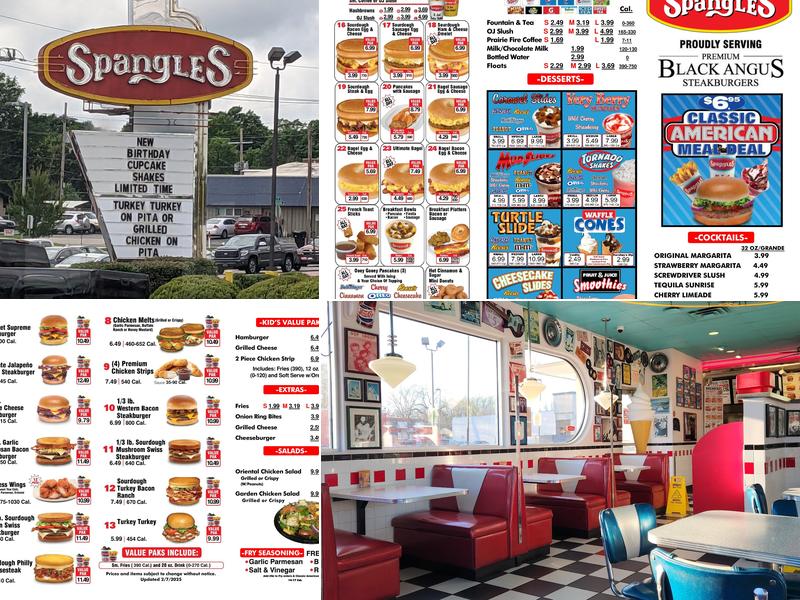 Spangles Menu