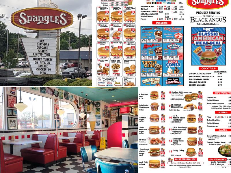 Spangles Menu