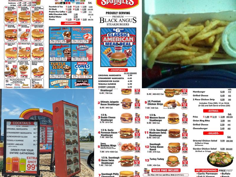 Spangles Menu