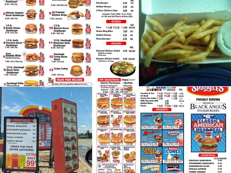 Spangles Menu