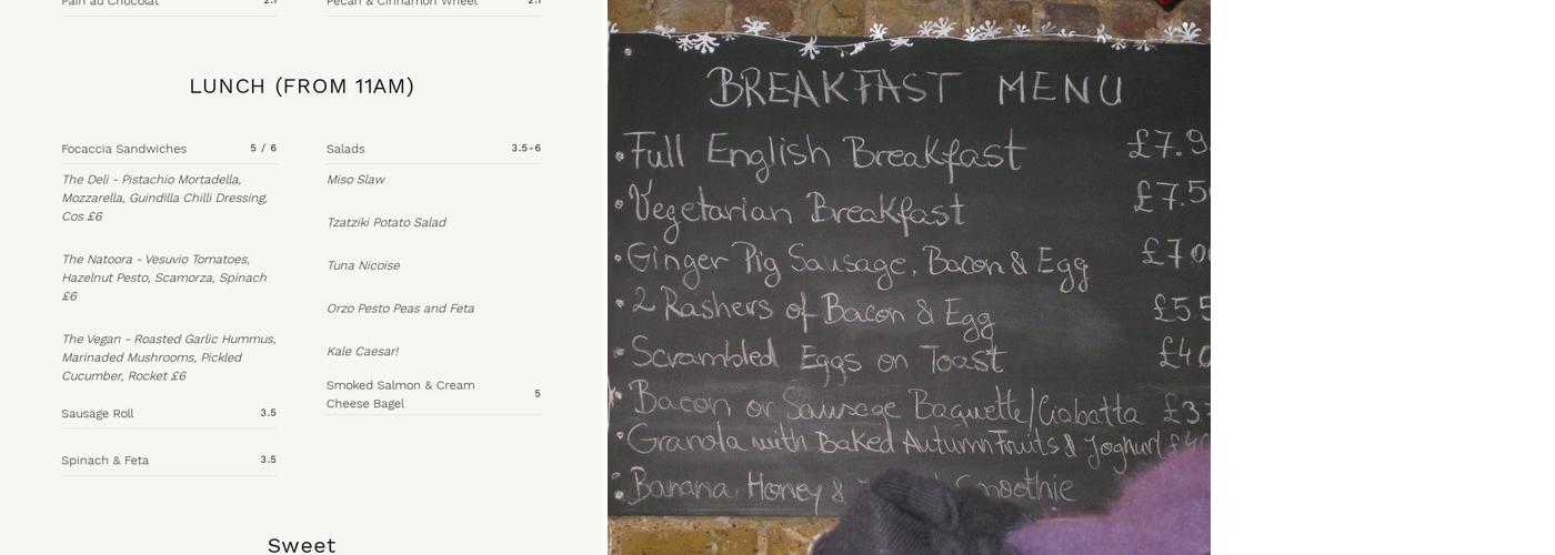 Greensmiths Deli & Grocery Menu