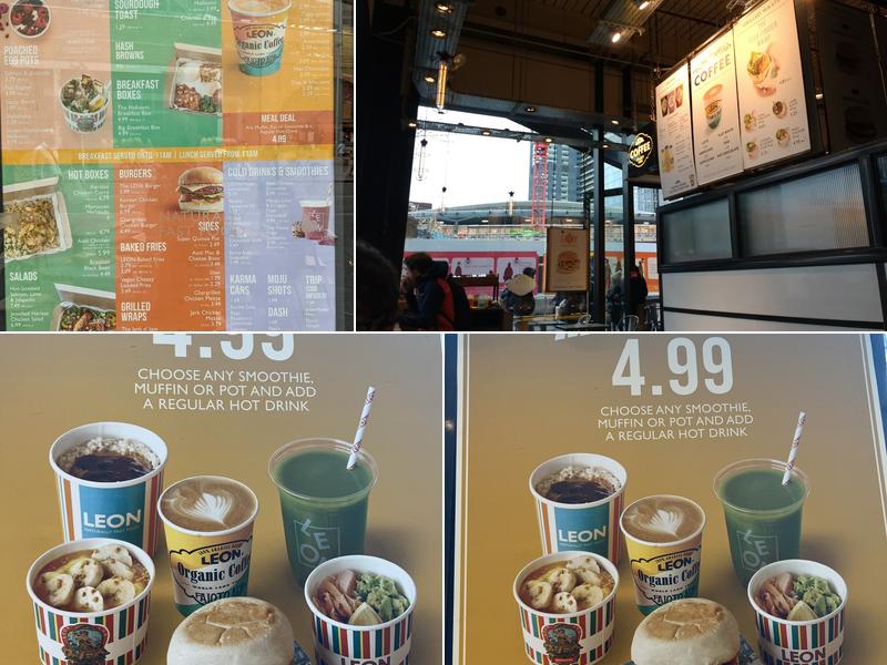 LEON More London Place Menu