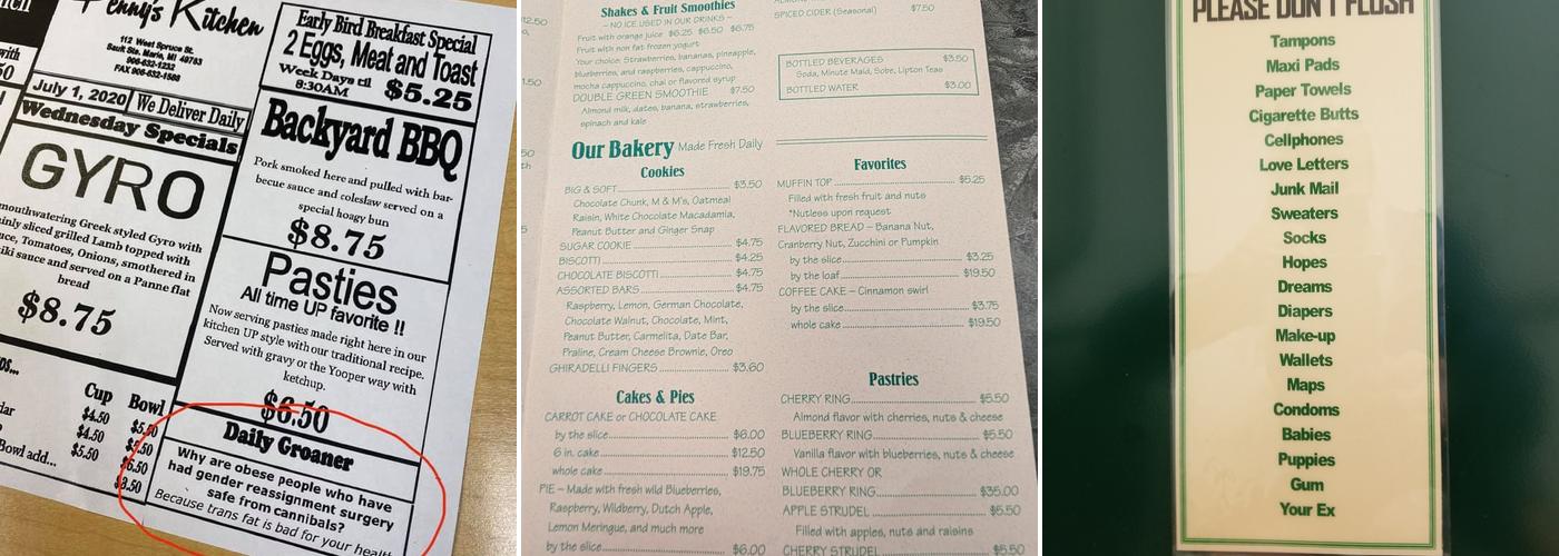 Penny's Kitchen Menu