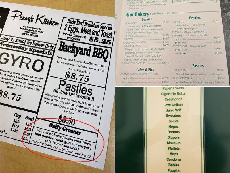 Penny's Kitchen Menu