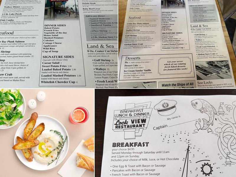 Lockview Restaurant Menu