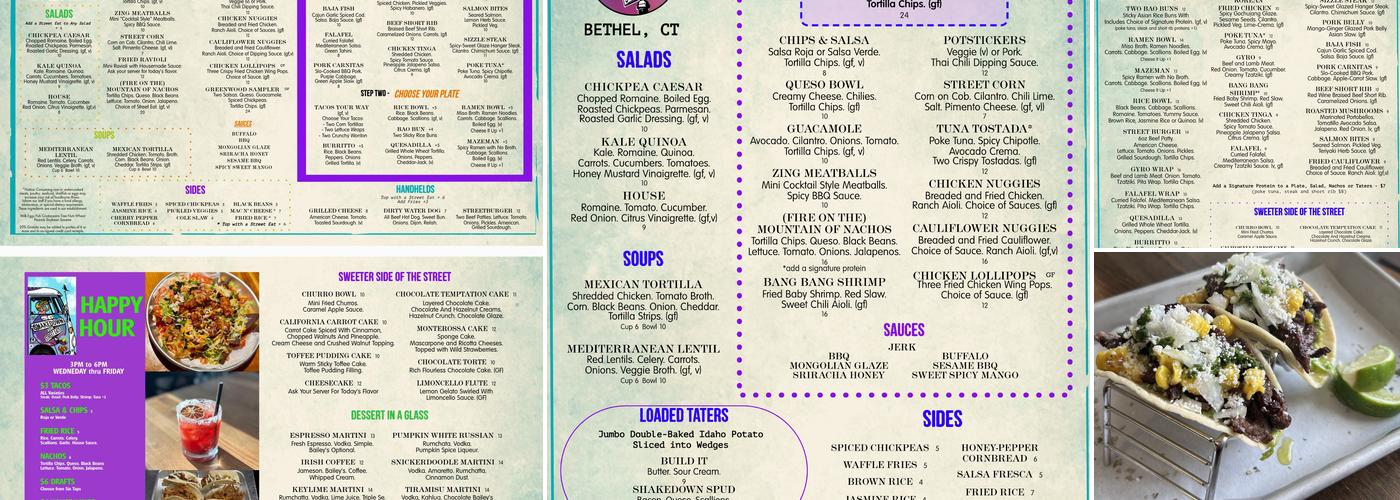 Shakedown Street Eats Menu