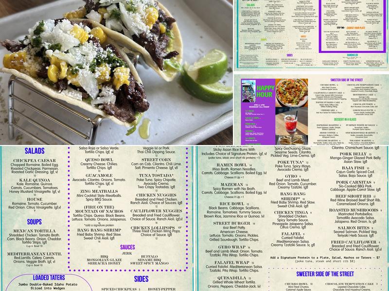Shakedown Street Eats Menu