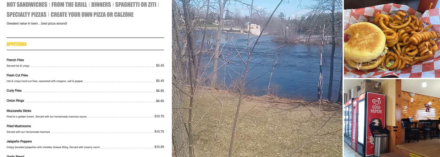 Riverside House of Pizza Menu