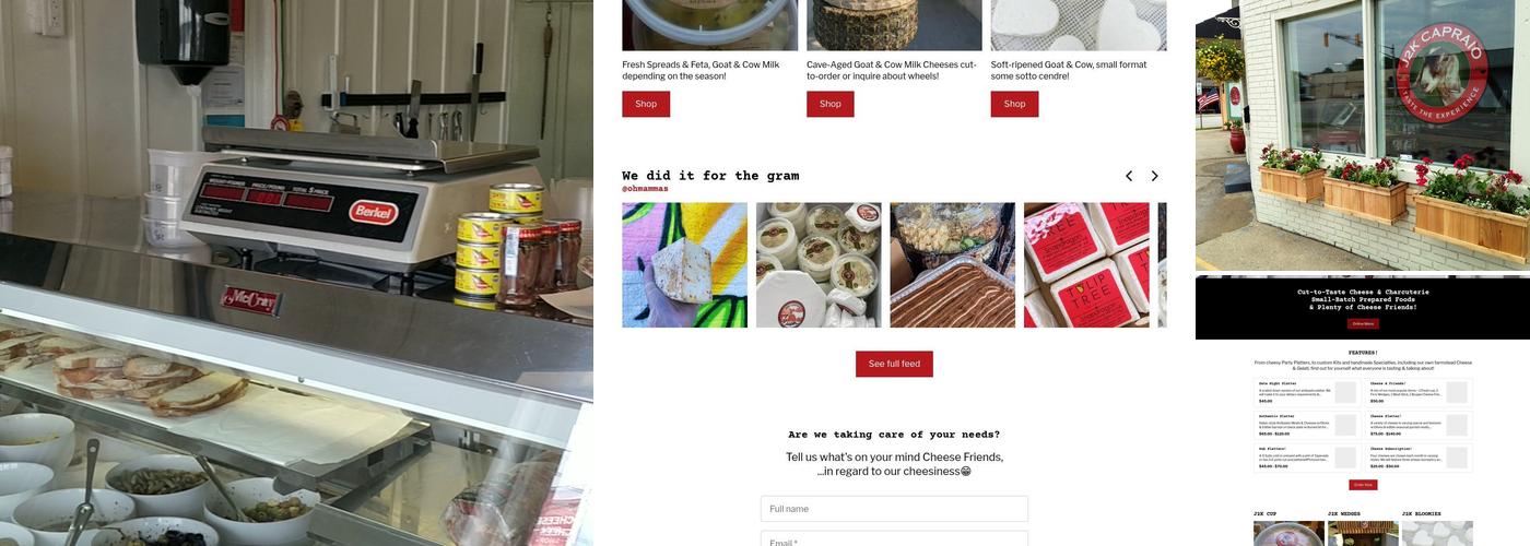 Oh Mamma's On The Avenue Menu