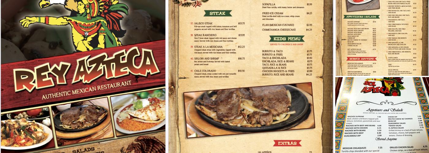 Rey Azteca Mexican Restaurant Menu