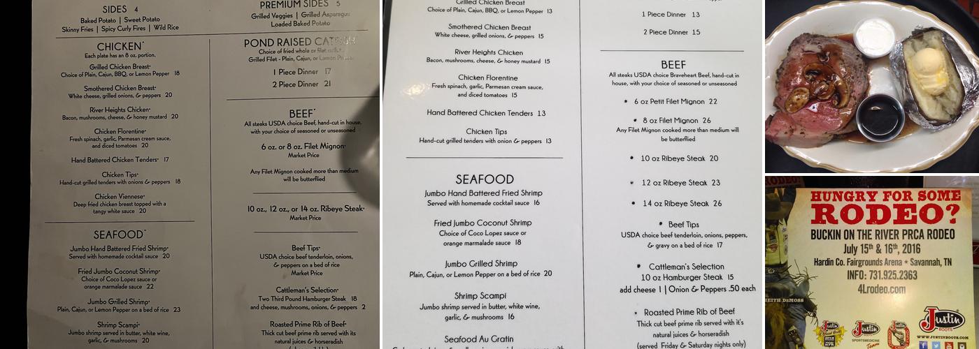 River Heights Restaurant Menu