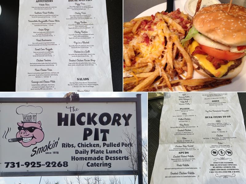 Hickory Pit Menu