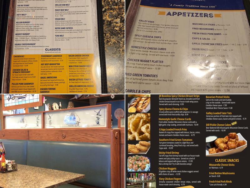Tradewinds Restaurant Menu