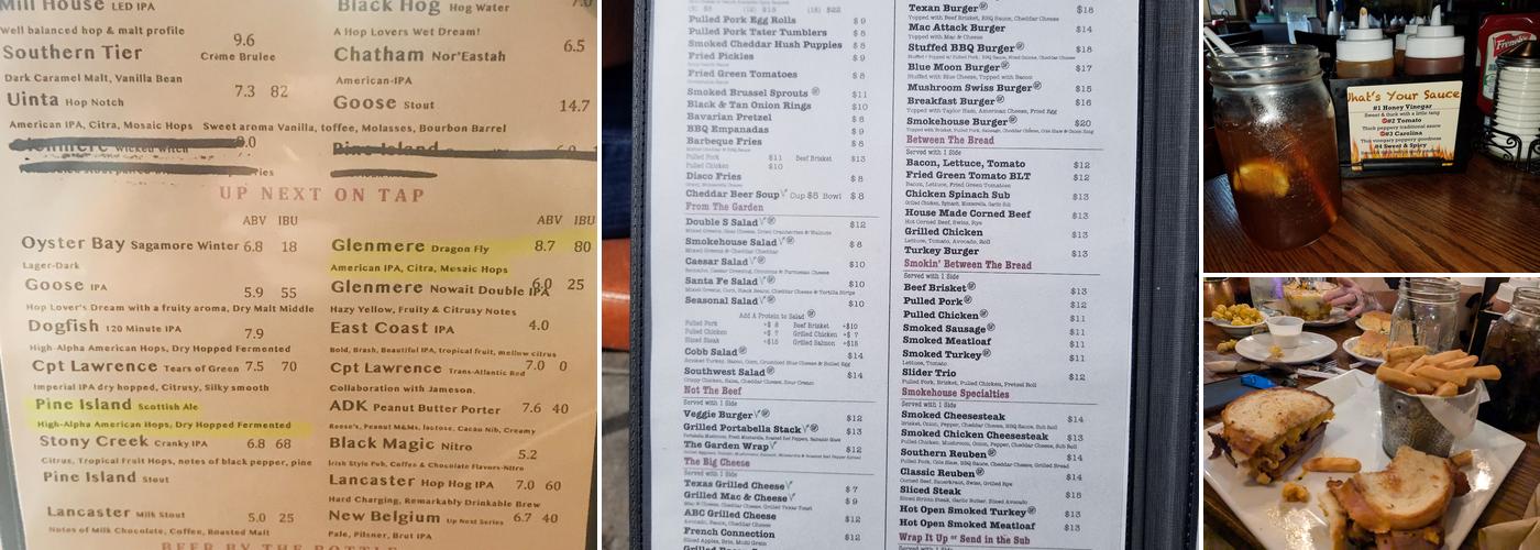 Double S Smokehouse Menu