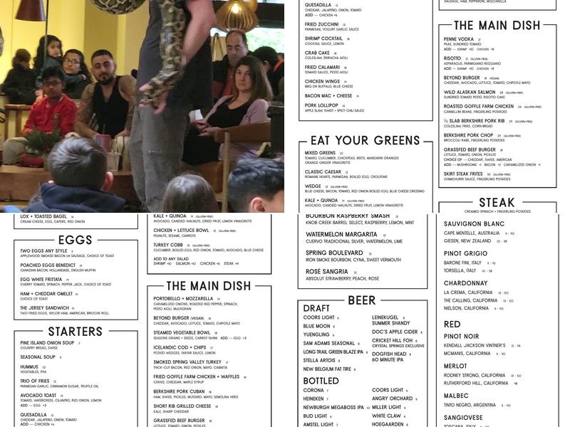 Kites Restaurant Menu