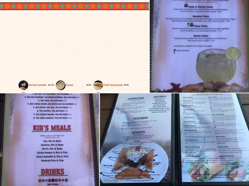 Lucianas Mexican Restaurant #3 - Columbus Menu
