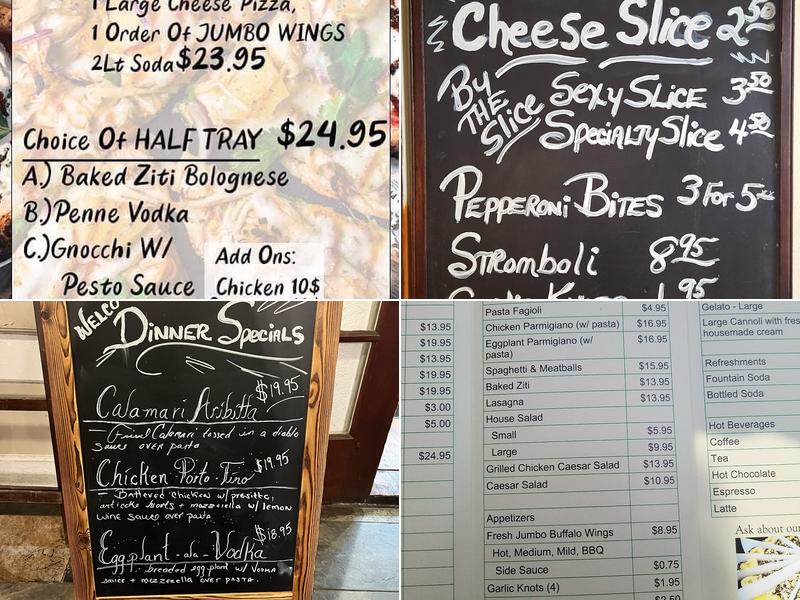 Bear Mountain Pizza Menu