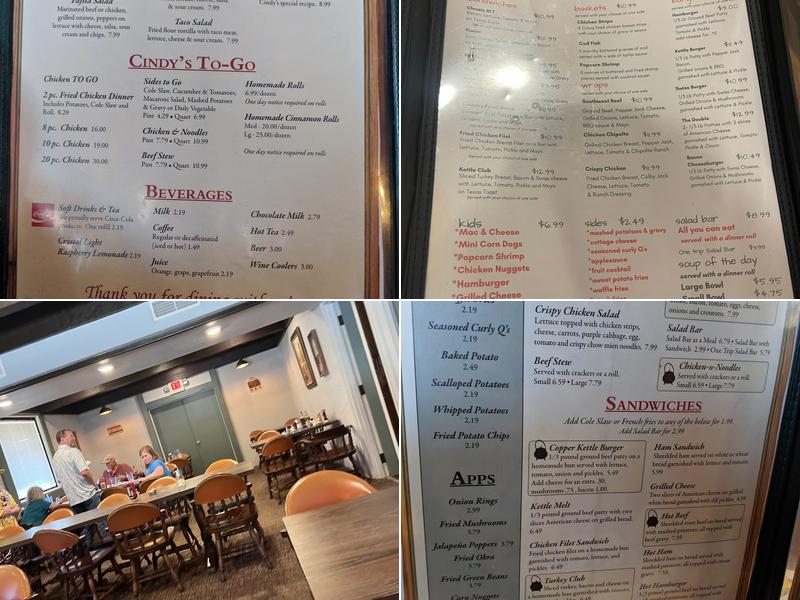 Copper Kettle Menu