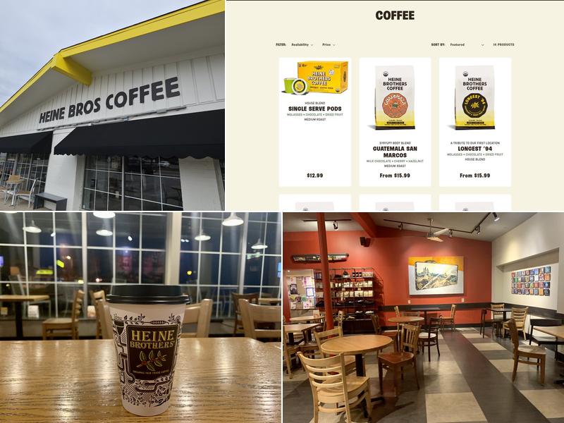 Heine Brothers Coffee - Chenoweth Lane Menu