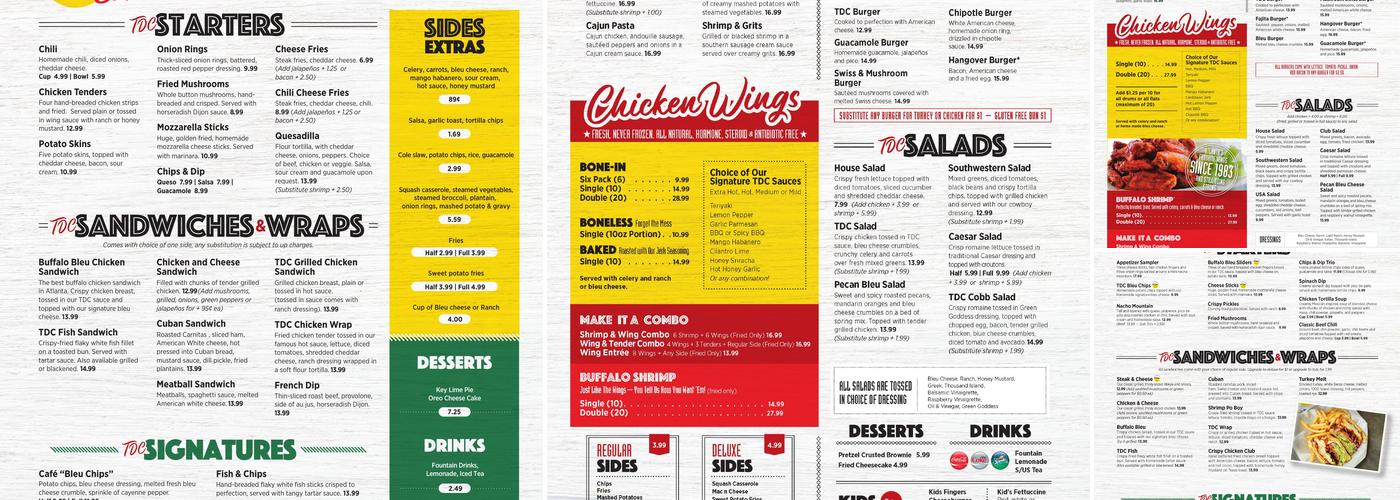 Three Dollar Cafe - Peachtree Corners Menu