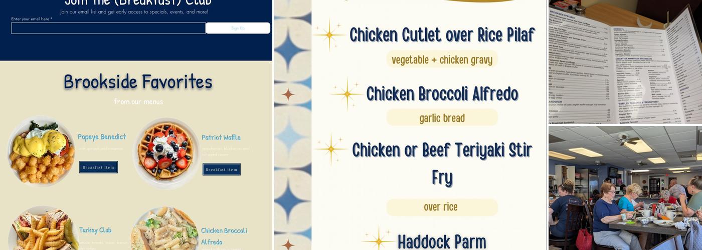 Brookside Cafe Menu