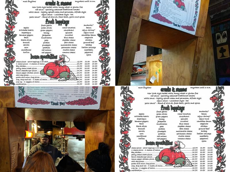 Big Tomato Pizza Menu