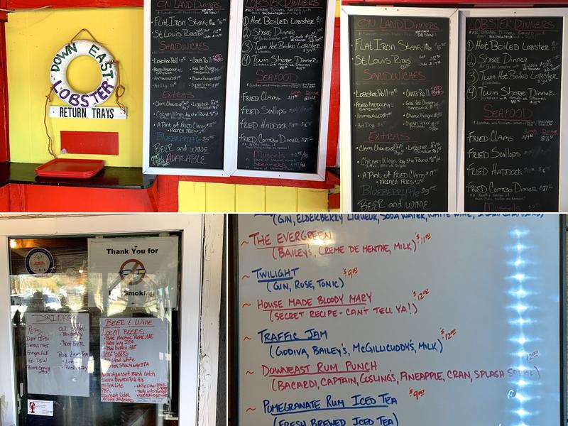 Downeast Lobster Pound Menu