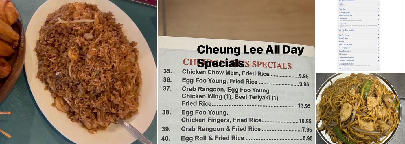 Cheung Lee Menu