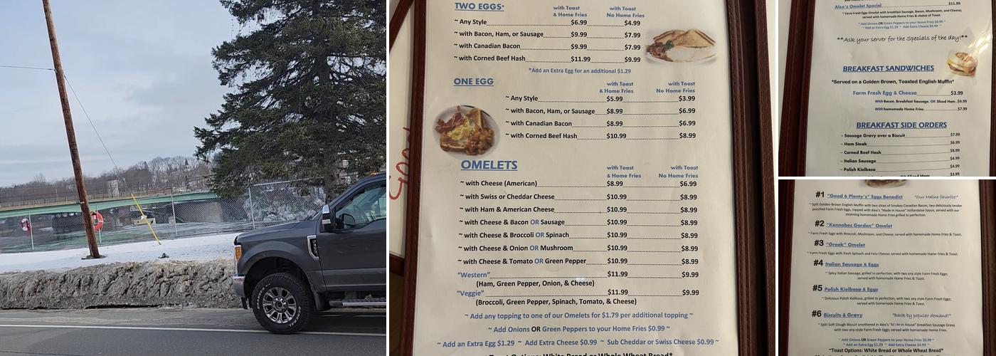 Good & Plenty Diner Menu