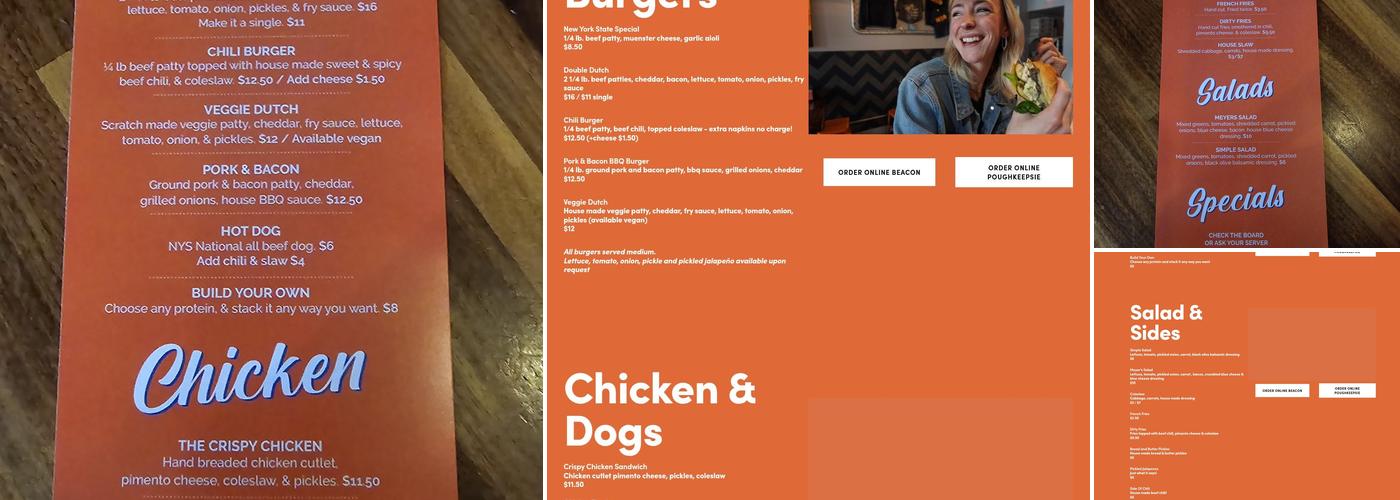 Meyer's Olde Dutch Food & Such Menu