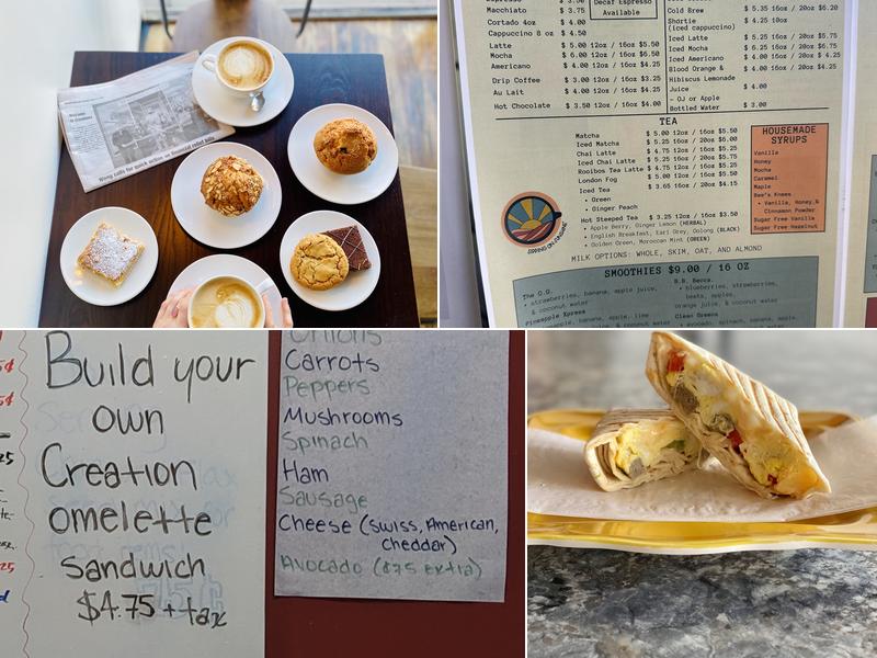 Rise & Shine Coffee House Menu