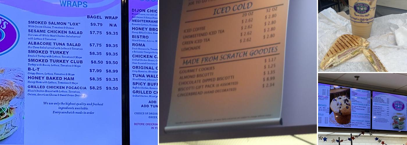 Perfecto's Caffè Menu