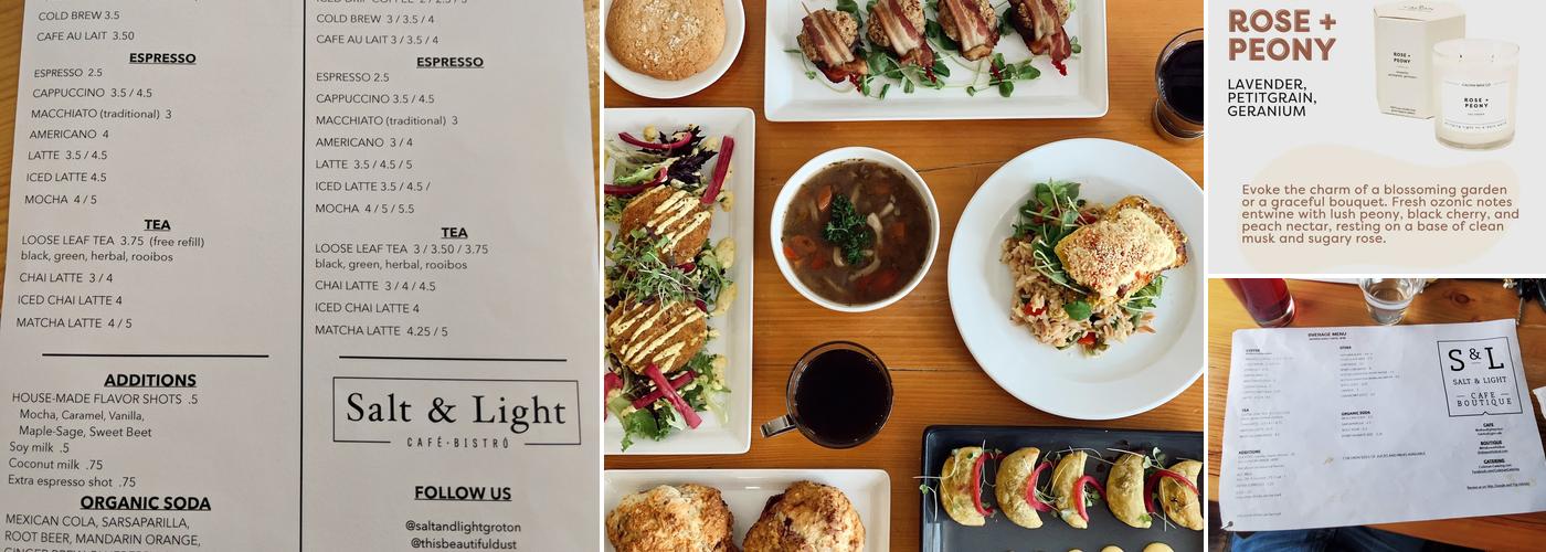 Salt & Light Cafe Bakery Menu