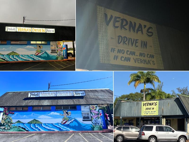 Verna's Drive In 1765 Kamehameha Ave, Hilo