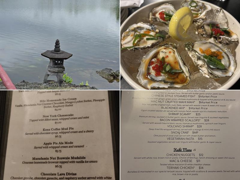 The Seaside Restaurant and Aqua Farm Menu