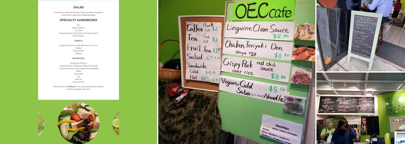 OEC Cafe Menu