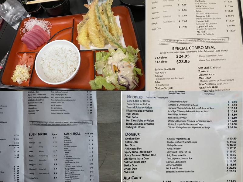 Restaurant Domo Menu