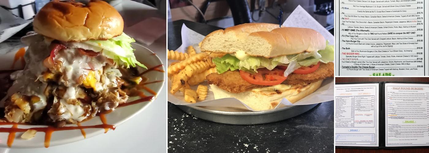 Tornado's Grub & Pub Menu