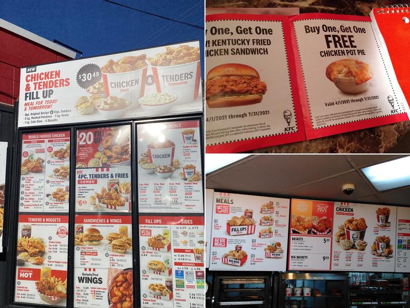 KFC Menu