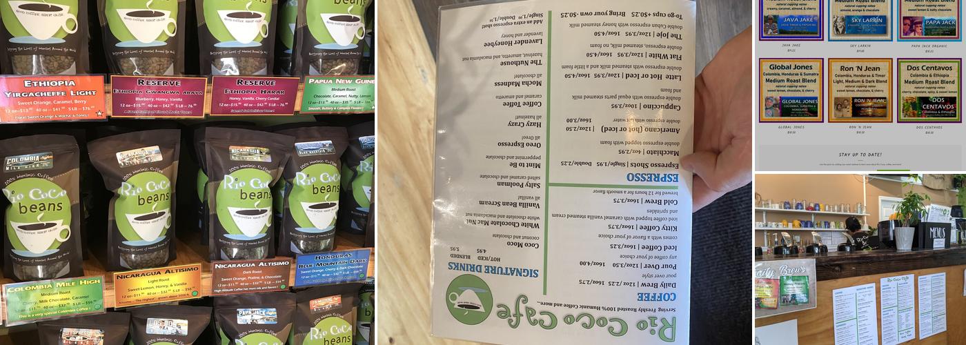 Rio Coco Cafe Downtown Menu
