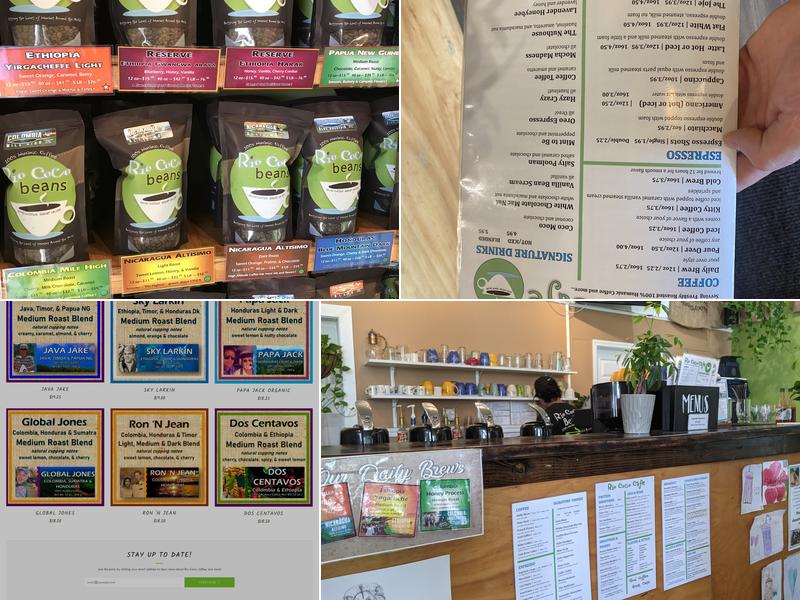 Rio Coco Cafe Downtown Menu