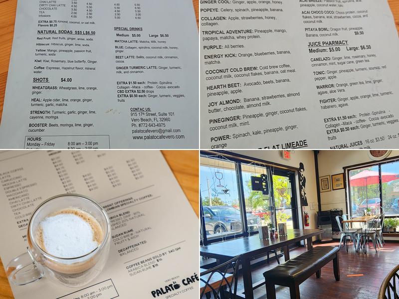 Palato Cafë Menu