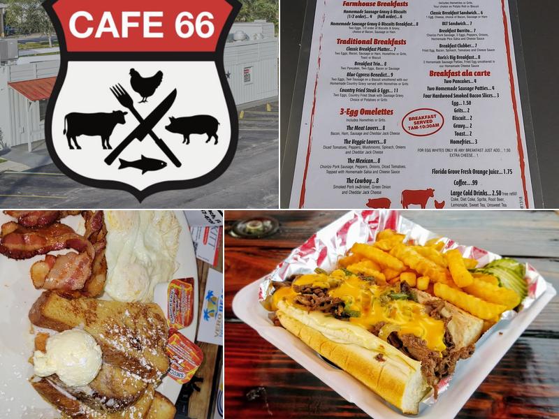 Cafe 66 Menu